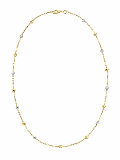 Collana Lo Scrigno Gioielli in Oro ROLÒ CON PALL BICOLORE - ROLÒ CON PALL BICOLORE